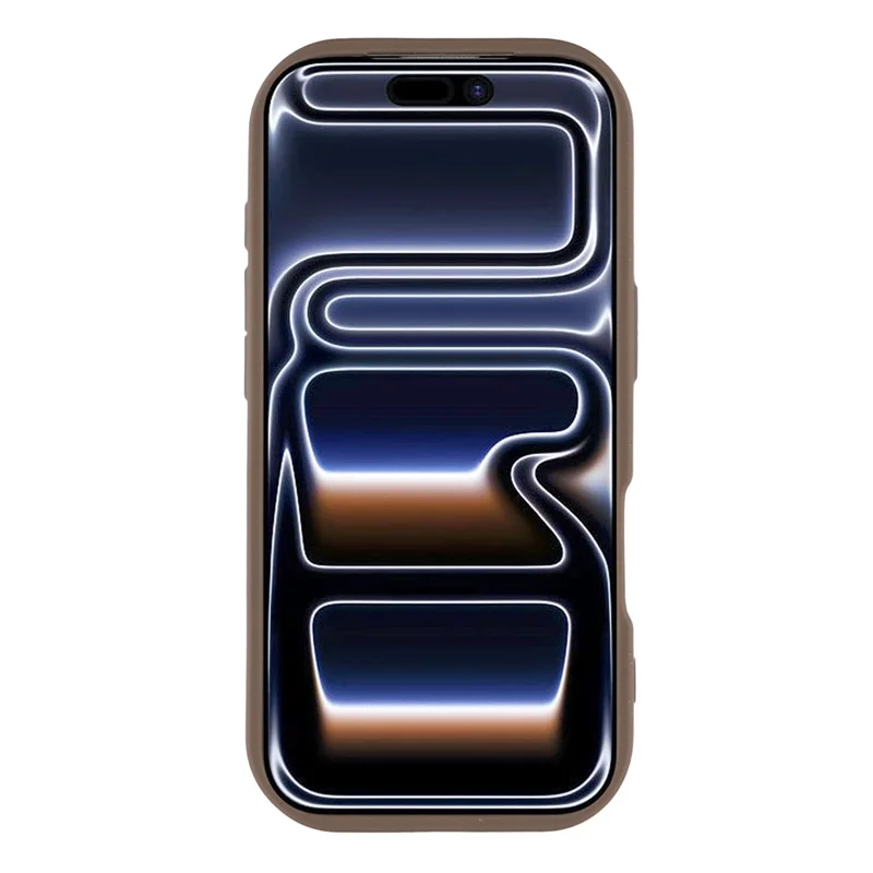 For iPhone 17 Pro Max Case Aesthetic Pattern Print TPU Shockproof Phone Cover - Bow / Brown