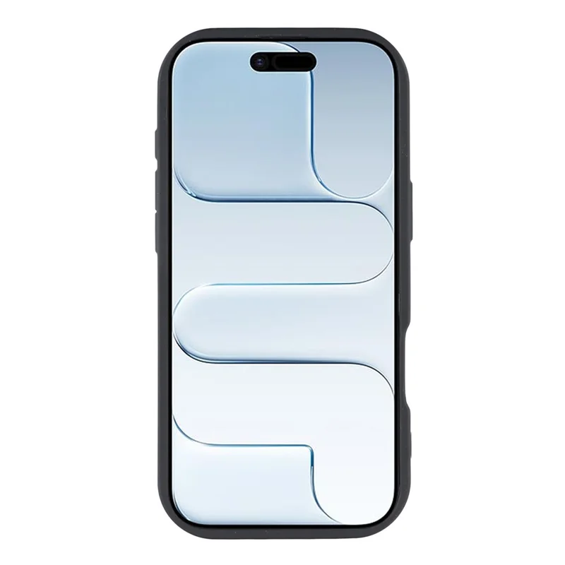 For iPhone Air Case Aesthetic Pattern Print TPU Shockproof Phone Cover - Bow / Black