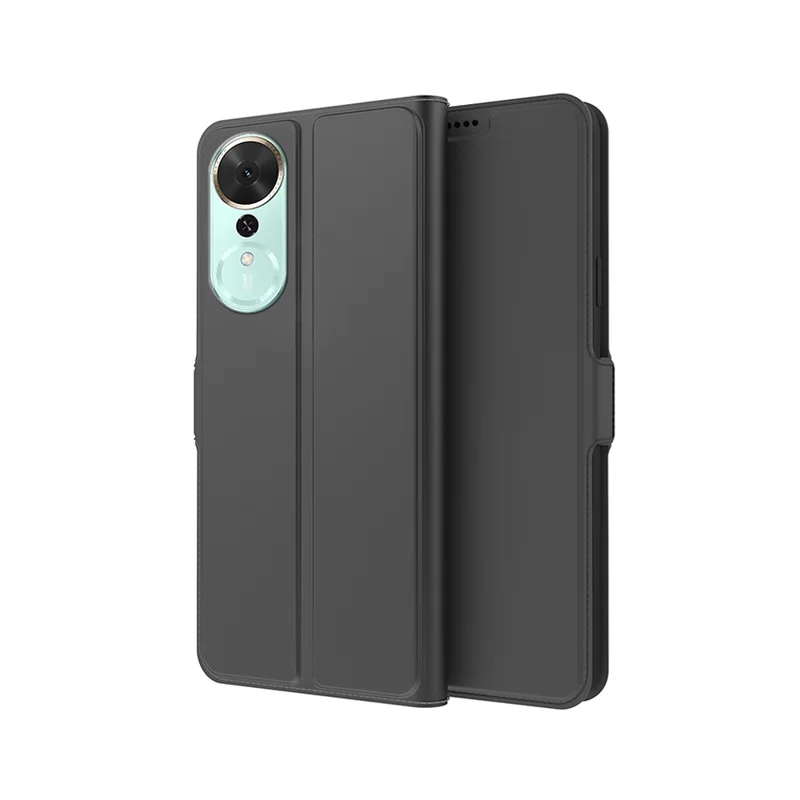 Para Honra Jogar 70 Plus 5G Caixa Resistente a Choques Capa de Telefone de Couro TPU Interno Slot para Cartão - Preto