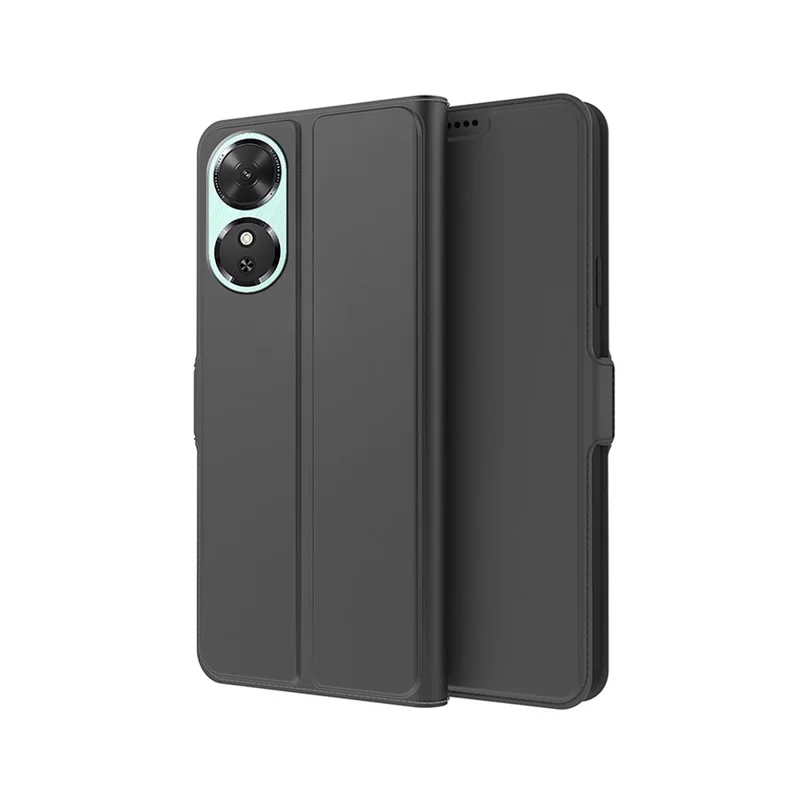 For Honor Play10C 5G Case Shockproof TPU Inner Shell Leather Phone Cover Card Slot - Black