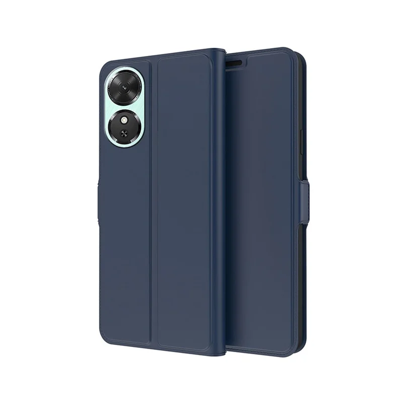 For Honor Play10C 5G Case Shockproof TPU Inner Shell Leather Phone Cover Card Slot - Blue