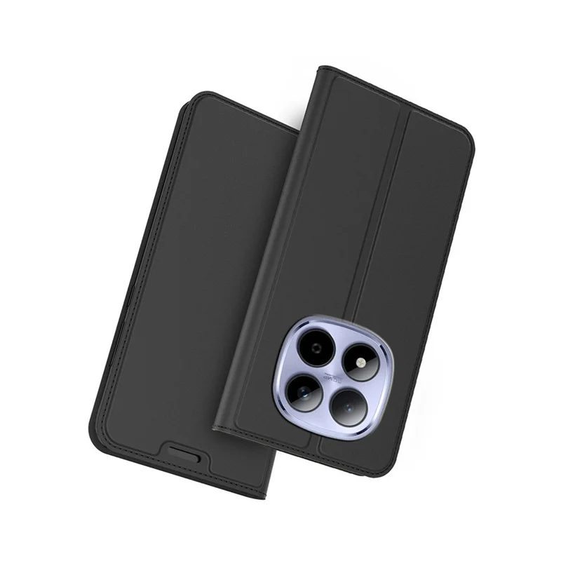 Xiaomi Redmi Note 15 Pro+ 5G Custodia in Pelle PU con Porta Carte e Supporto - Nero