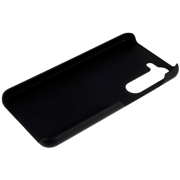 Для Samsung Galaxy S23 Hard Plastic Rubberized Glossy Phone Case Back Protector Cellphone Cover - Black