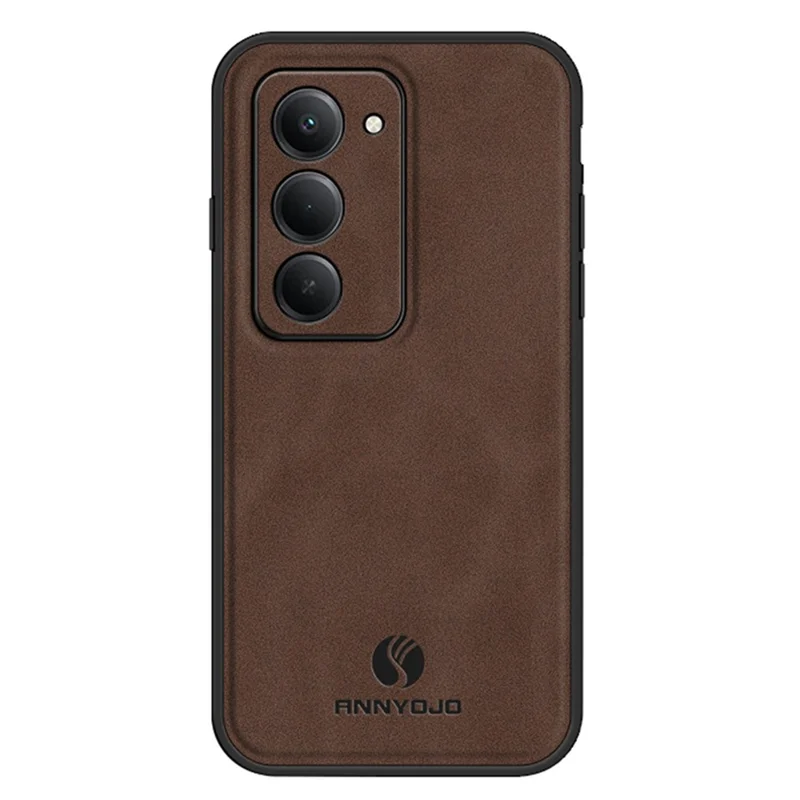 ANNYOJO til Xiaomi Redmi 15 4G (EU) (171 mm) hylster i PU-læder + PC + TPU mod fald bagside - Kaffe