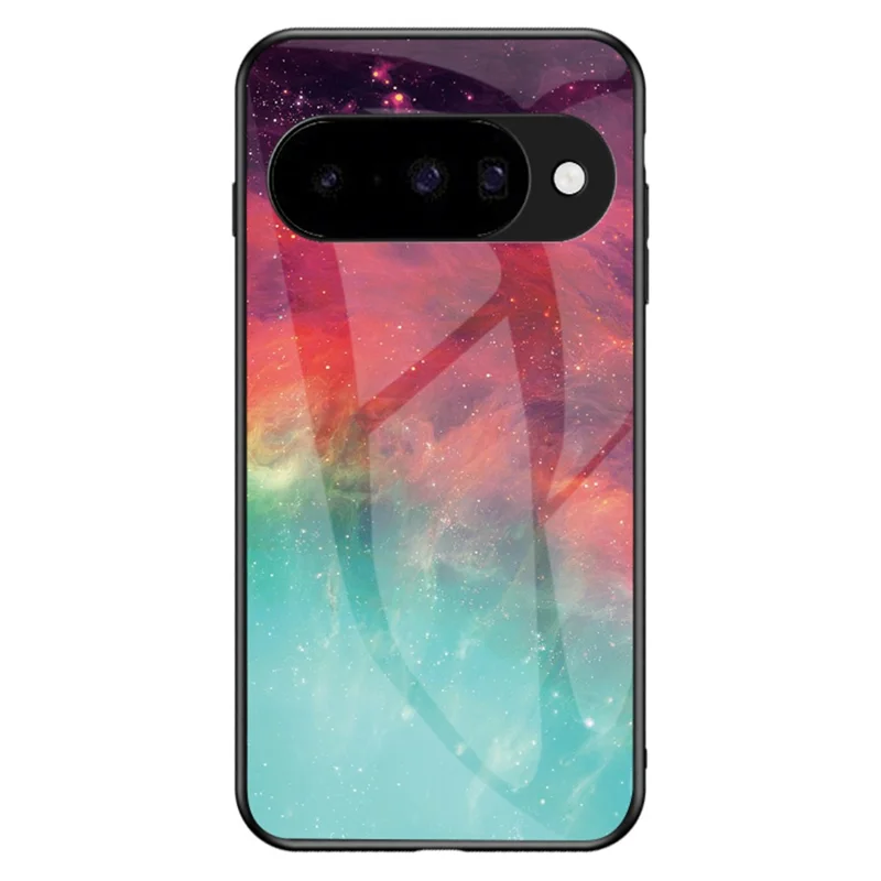 For Google Pixel 10 Case Starry Sky Pattern Tempered Glass Phone Cover - Color Starry Sky