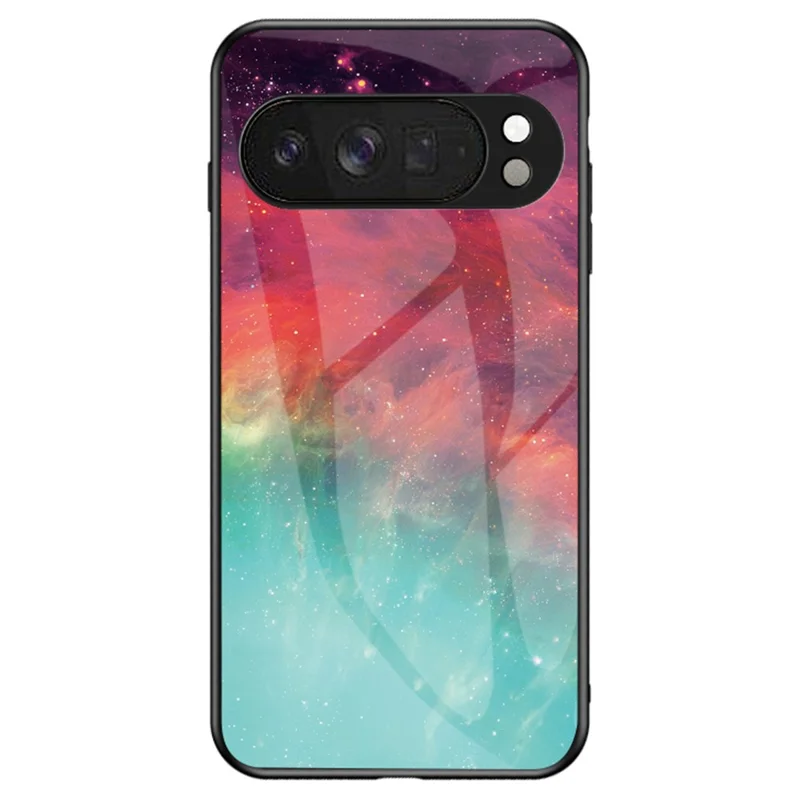 For Google Pixel 10 Pro XL Case Starry Sky Pattern Tempered Glass Phone Cover - Color Starry Sky