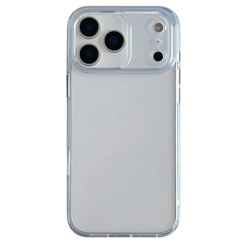For iPhone 17 Pro Max Clear Case Shockproof PC + TPU Matte Phone Cover