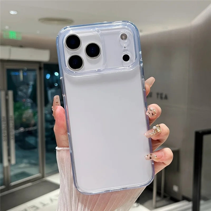 For iPhone 17 Pro Max Clear Case Shockproof PC + TPU Matte Phone Cover