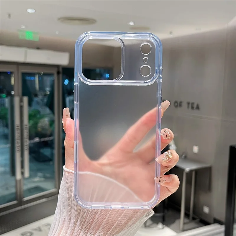 For iPhone 17 Pro Max Clear Case Shockproof PC + TPU Matte Phone Cover