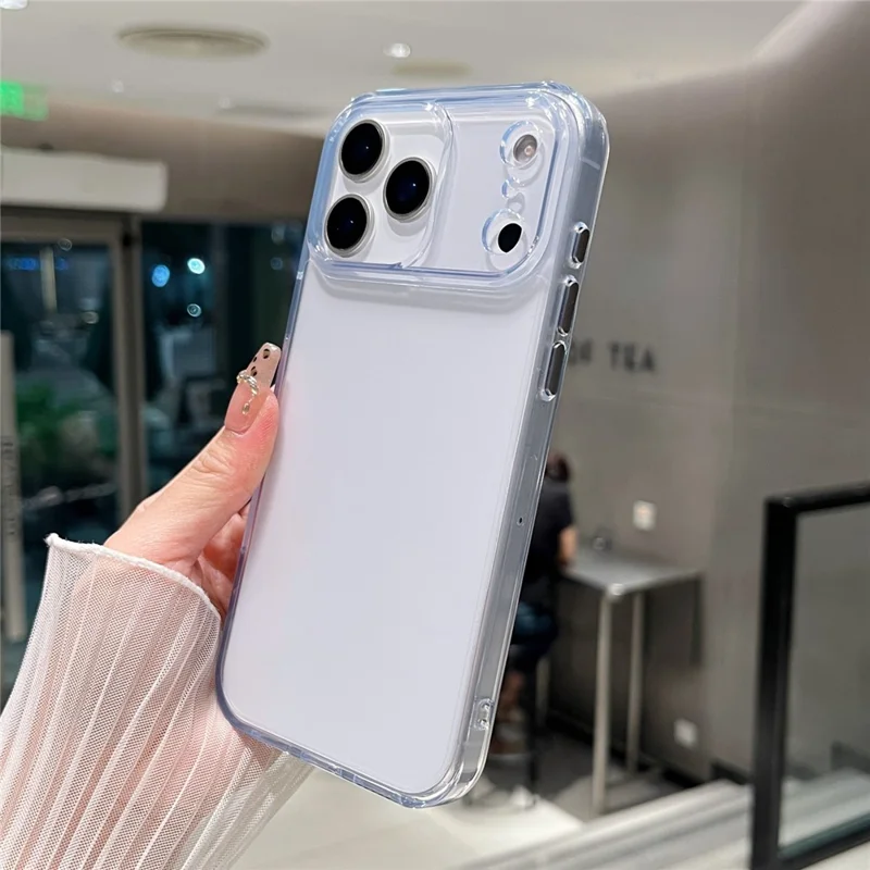 For iPhone 17 Pro Max Clear Case Shockproof PC + TPU Matte Phone Cover