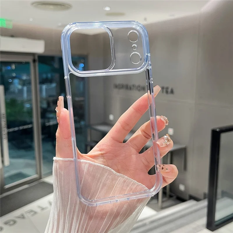 For iPhone 17 Pro Max Clear Case PC + TPU Shockproof Phone Cover