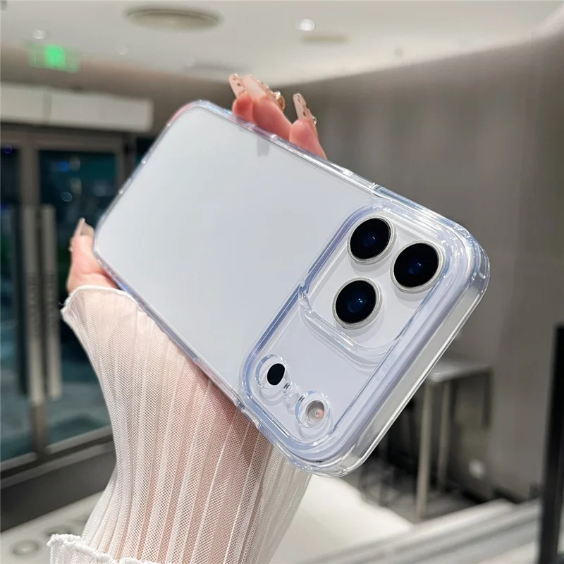 For iPhone 17 Pro Max Clear Case PC + TPU Shockproof Phone Cover