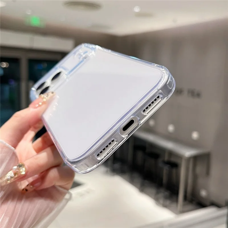 For iPhone 17 Pro Max Clear Case PC + TPU Shockproof Phone Cover