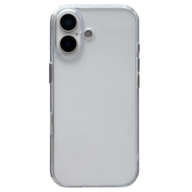 For iPhone 17 Clear Case PC + TPU Shockproof Phone Cover