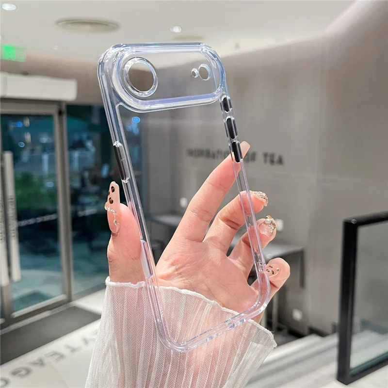 For iPhone Air Clear Case PC + TPU Shockproof Phone Cover