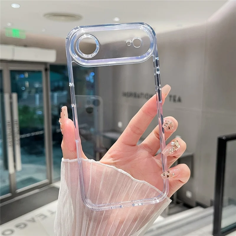 For iPhone Air Clear Case PC + TPU Shockproof Phone Cover