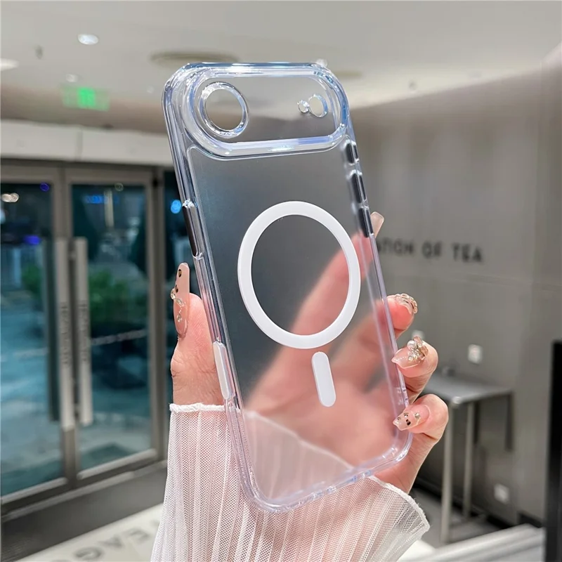 Folia magnetyczna do iPhone Air, przezroczysta matowa obudowa kompatybilna z MagSafe