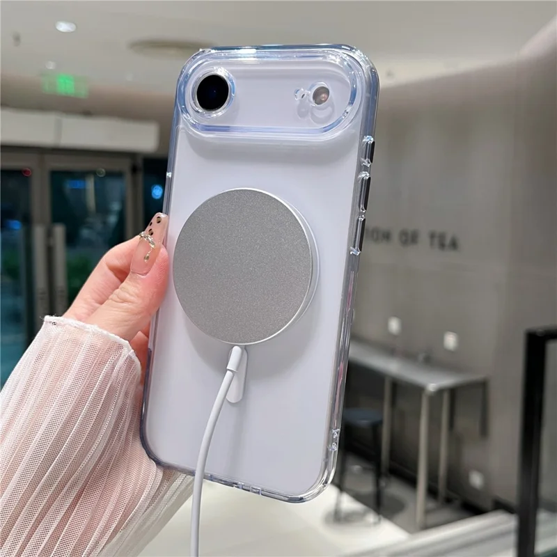 Folia magnetyczna do iPhone Air, przezroczysta matowa obudowa kompatybilna z MagSafe