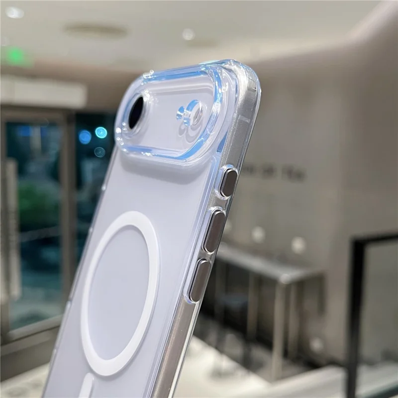 Folia magnetyczna do iPhone Air, przezroczysta matowa obudowa kompatybilna z MagSafe