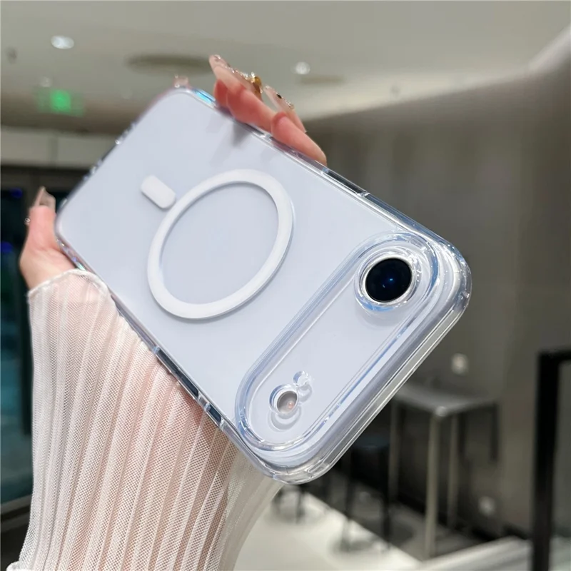 Folia magnetyczna do iPhone Air, przezroczysta matowa obudowa kompatybilna z MagSafe