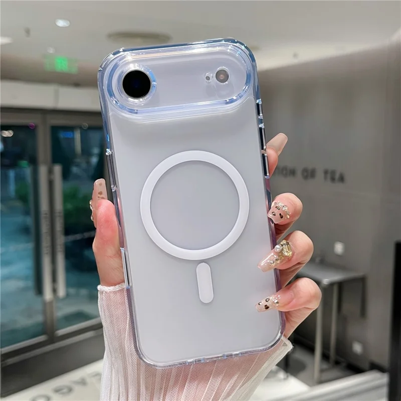 Folia magnetyczna do iPhone Air, przezroczysta matowa obudowa kompatybilna z MagSafe