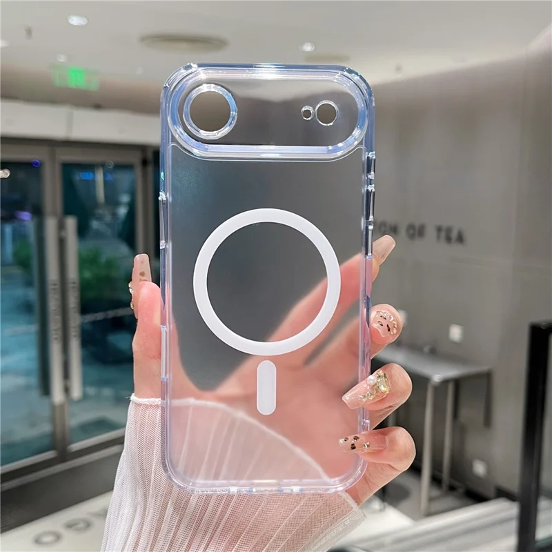 Folia magnetyczna do iPhone Air, przezroczysta matowa obudowa kompatybilna z MagSafe