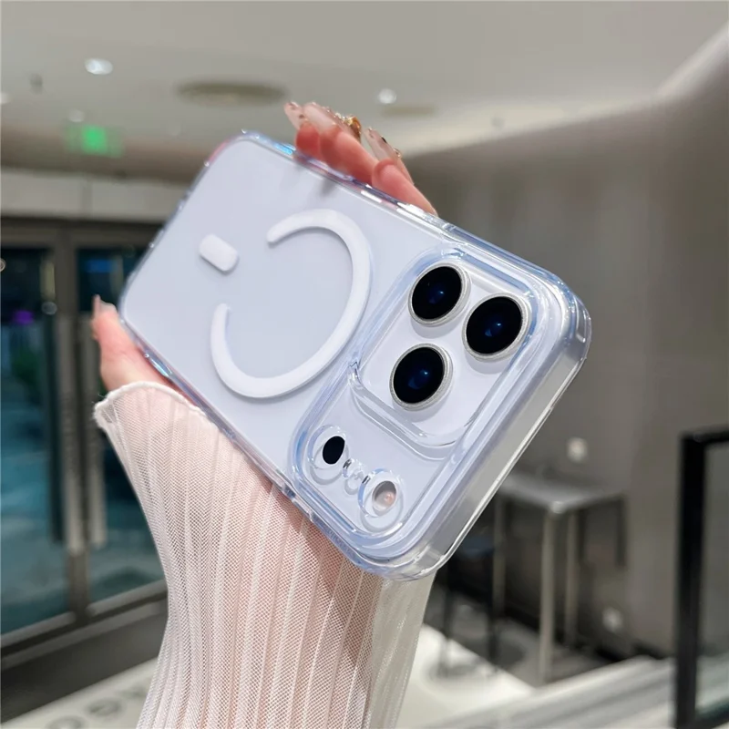 For iPhone 17 Pro Magnetic Case Matte Clear Phone Cover Compatible with MagSafe