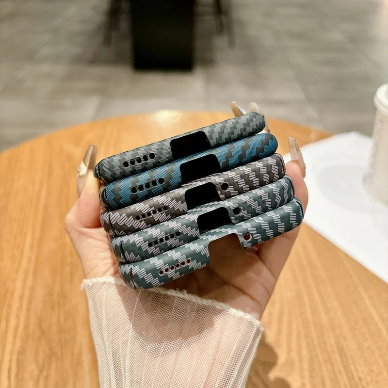 For Xiaomi Redmi Note 15 5G (Global) Case Hard PC Phone Cover Carbon Fiber Texture Drop Proof - Black  /  Red