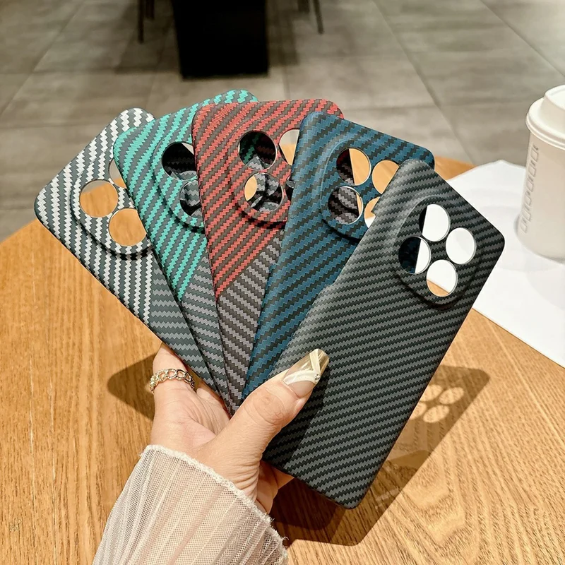 For Xiaomi Redmi Note 15 5G (Global) Case Hard PC Phone Cover Carbon Fiber Texture Drop Proof - Black  /  Red