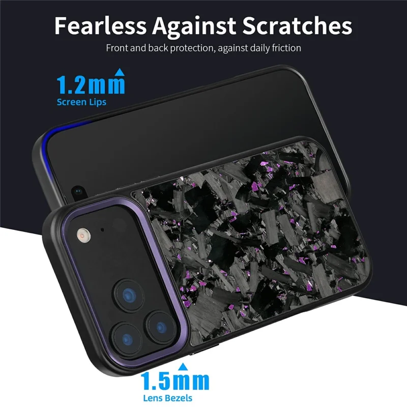 For iPhone 17 Pro Max Magnetic Case Large Texture Aramid Fiber + TPU Phone Cover with Metal Lens Frame - Red Lens Frame + Red