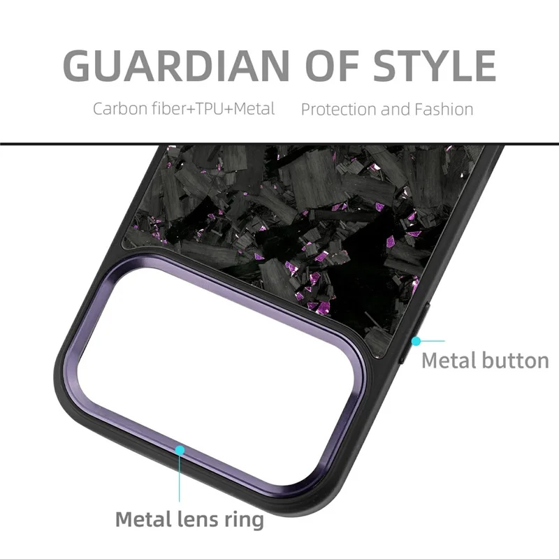 For iPhone 17 Pro Max Magnetic Case Large Texture Aramid Fiber + TPU Phone Cover with Metal Lens Frame - Red Lens Frame + Red