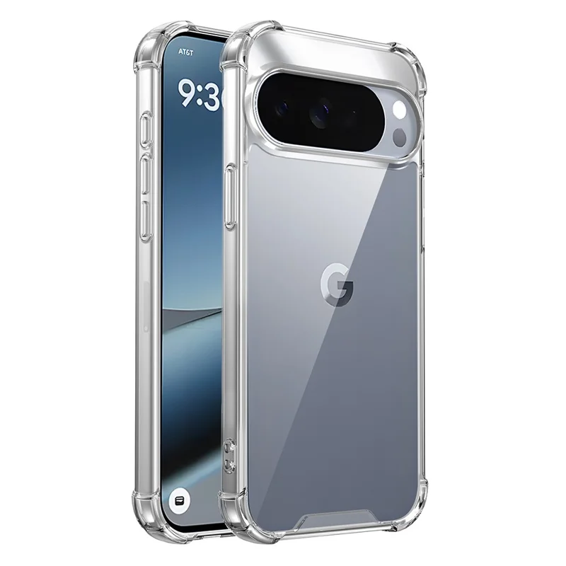 For Google Pixel 10 Pro XL Case Reinforced Corner 1.5mm PC + TPU Ultra Clear Phone Cover