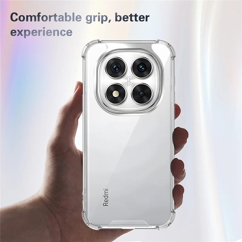 Étui pour Xiaomi Poco X7 5G / Redmi Note 14 Pro 5G, renforcé aux coins, PC + TPU ultra transparent