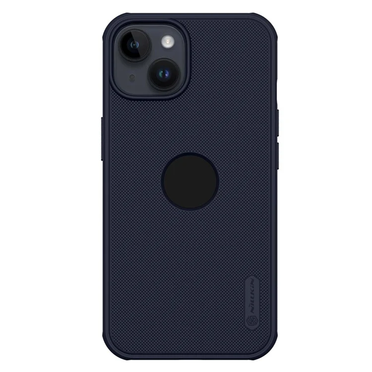 Nillkin Super Shield Shield Pro Phone Case Per Iphone 14 Plus, Copertina Telefonica Per PC Anti-scratch (design Hollow-out Per Logo) - Viola Scuro