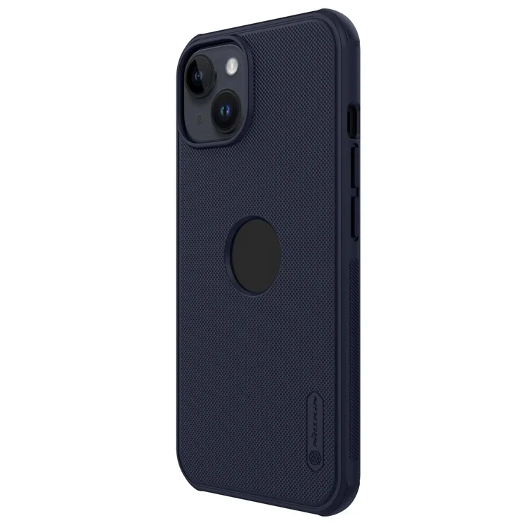 Nillkin Super Shield Shield Pro Phone Case Per Iphone 14 Plus, Copertina Telefonica Per PC Anti-scratch (design Hollow-out Per Logo) - Viola Scuro