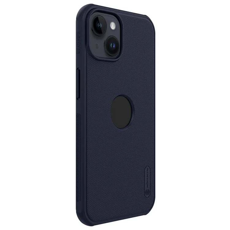Nillkin Super Shield Shield Pro Phone Case Per Iphone 14 Plus, Copertina Telefonica Per PC Anti-scratch (design Hollow-out Per Logo) - Viola Scuro
