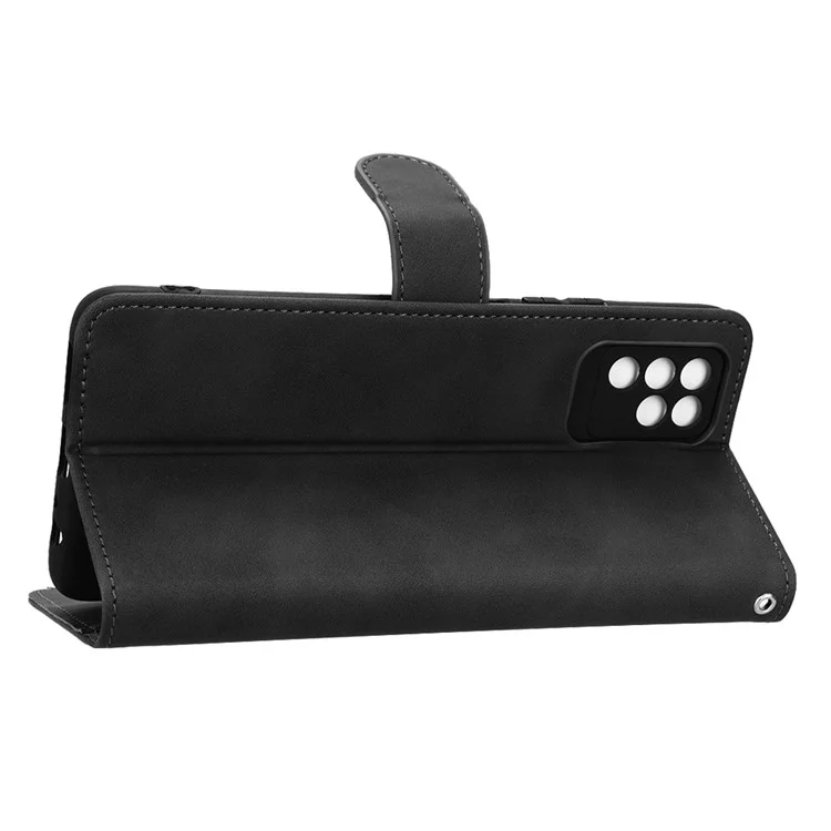 Couvercle de Choc Téléphonique Pour Infinix Note 10, Casse de Portefeuille en Cuir pu pu pu Avec Fonctionnalité - le Noir