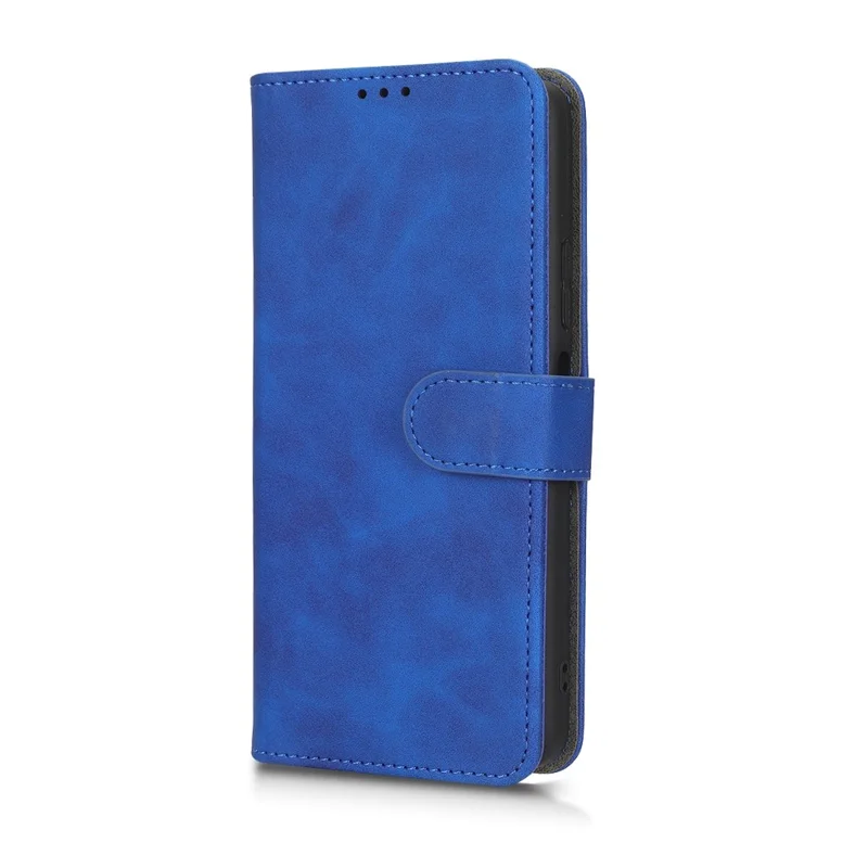 Phone Cover for TECNO Camon 19 Neo 4G, Full Protection Skin-Touch Feeling PU Leather Wallet Case with Stand Feature - Blue
