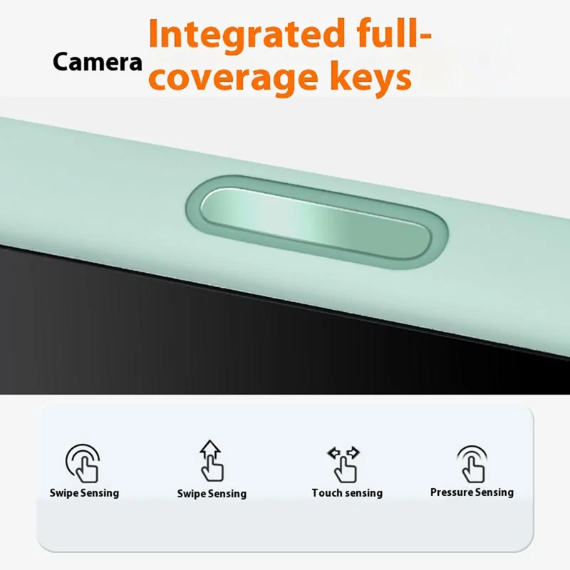 For iPhone 17 Pro Max Liquid Silicone Case Compatible with MagSafe Phone Cover with Lanyard Hole / AI Button - White