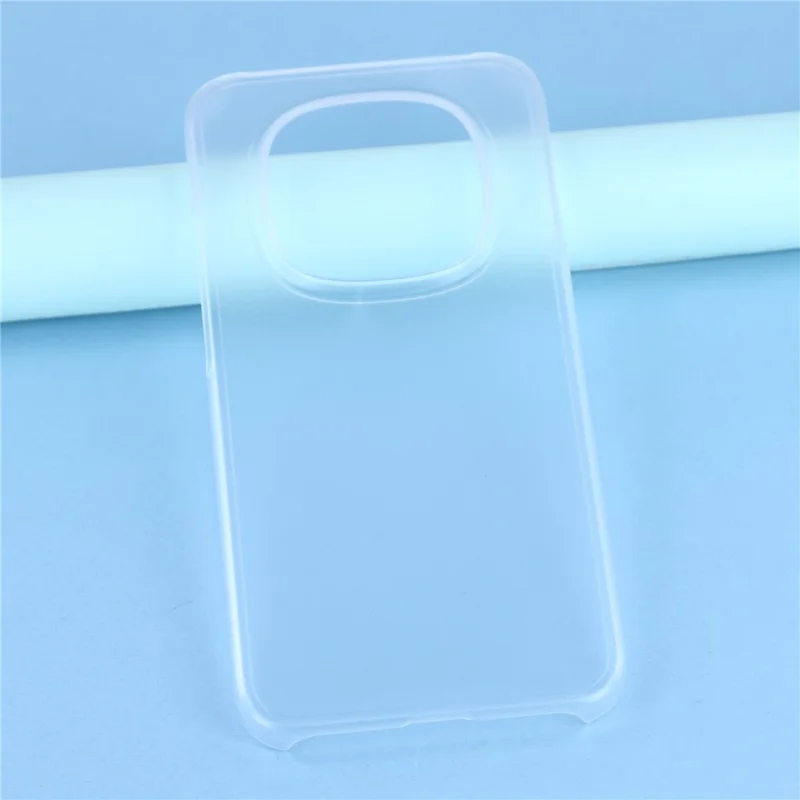 For Xiaomi Redmi Note 15 5G (Global) Case Hard PC Drop Proof Frosted Minimalist Phone Cover - Transparent