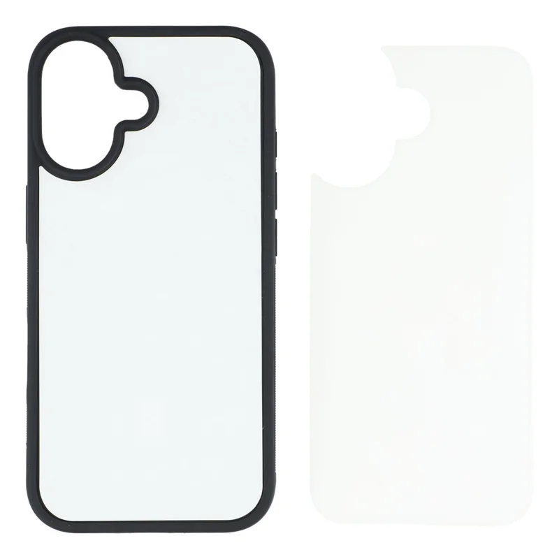10Pcs / Pack For iPhone 17 Case Shockproof PC+TPU Phone Cover Support Heat Transfer Printing