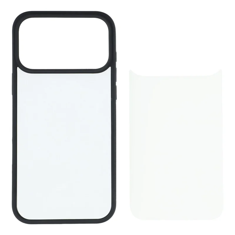 10Pcs / Pack For iPhone 17 Pro Max Case Shockproof PC+TPU Phone Cover Support Heat Transfer Printing