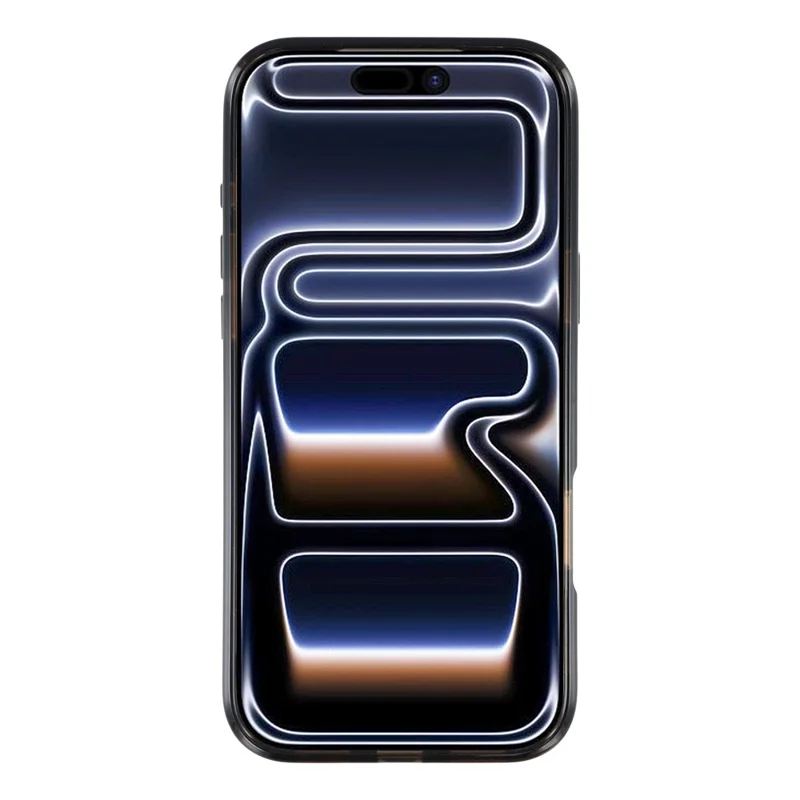 JAUCASE For iPhone 17 Pro Case Rotating Kickstand TPU + PC Clear Phone Back Cover - Transparent Black