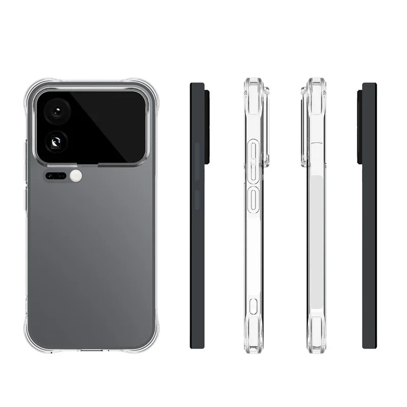 For Xiaomi 17 Pro Max Clear Case Anti-Shock TPU Phone Cover Reinforced Corners