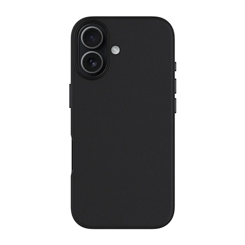 KZDOO For iPhone 17 Case Compatible with MagSafe PU + PC Shockproof Phone Cover - Black