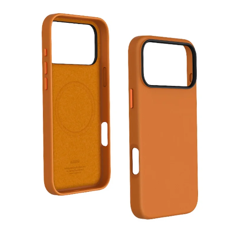 KZDOO For iPhone 17 Pro Case Compatible with MagSafe PU + PC Shockproof Phone Cover - Black