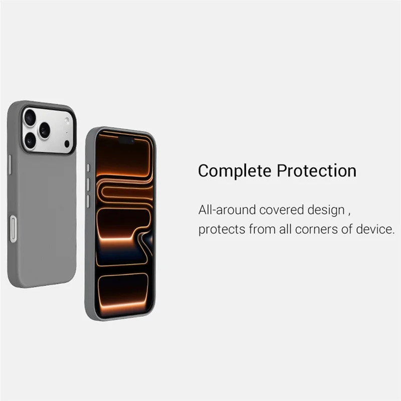 KZDOO Noble Collection Series For iPhone 17 Pro Case PU + PC Shockproof Phone Cover - Black