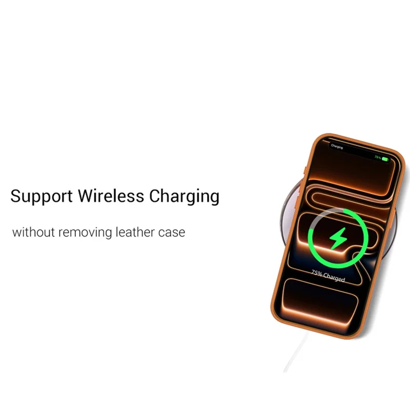 KZDOO Noble Collection Series For iPhone 17 Pro Case PU + PC Shockproof Phone Cover - Black