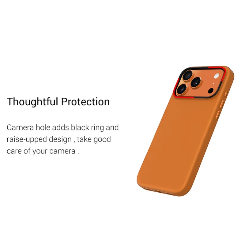 KZDOO Noble Collection Series For iPhone 17 Pro Max Case PU+PC Shockproof Phone Cover - Black