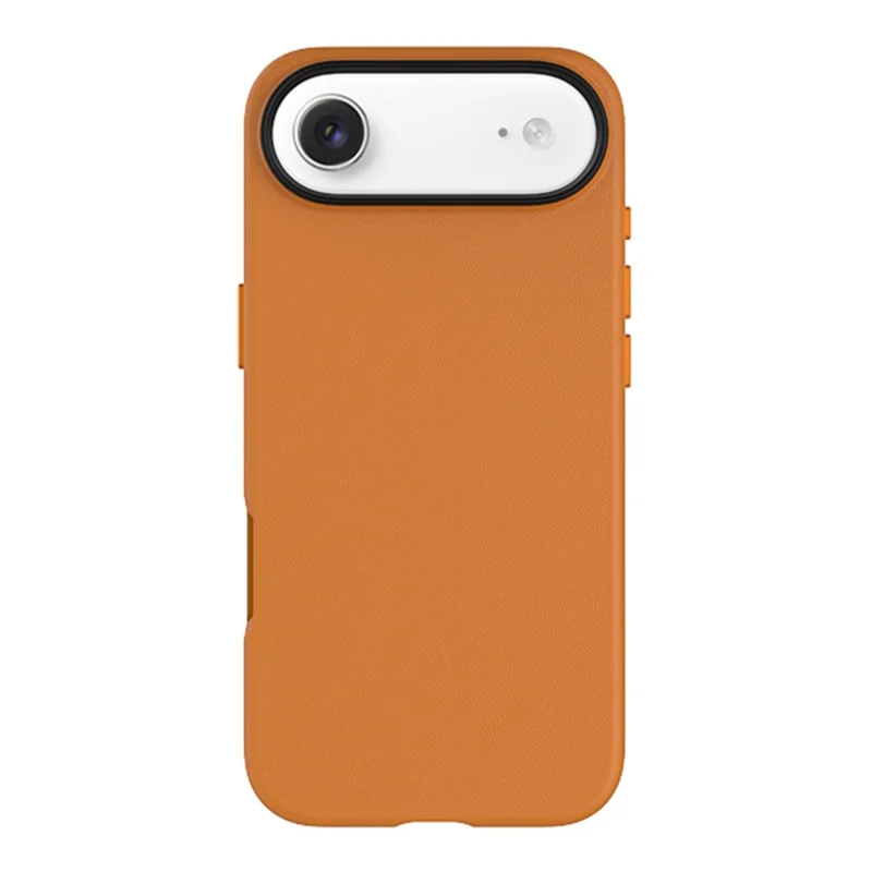 KZDOO Noble Collection Series For iPhone Air Case PU + PC Shockproof Phone Cover - Orange